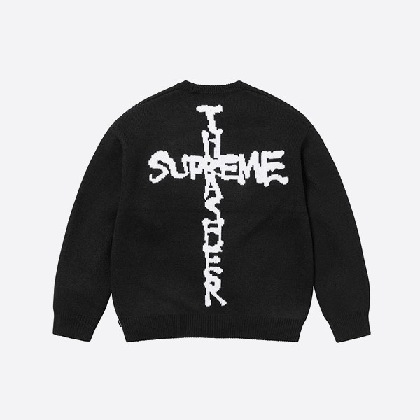 슈프림 x 트레셔 스웨터 FW24 블랙