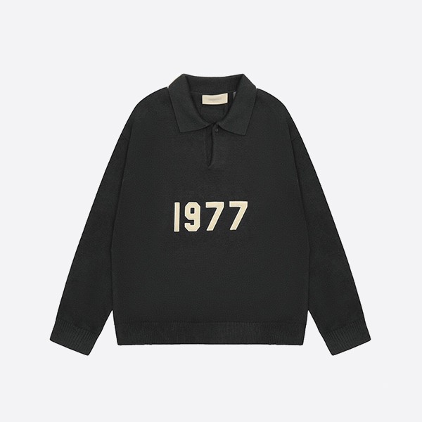 피어 오브 갓 에센셜 1977 니트 L/S 폴로 아이언